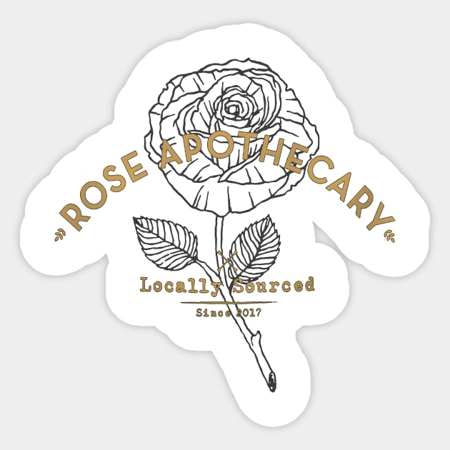 Rose Apothecary Logo Sticker by bennytrianggara
